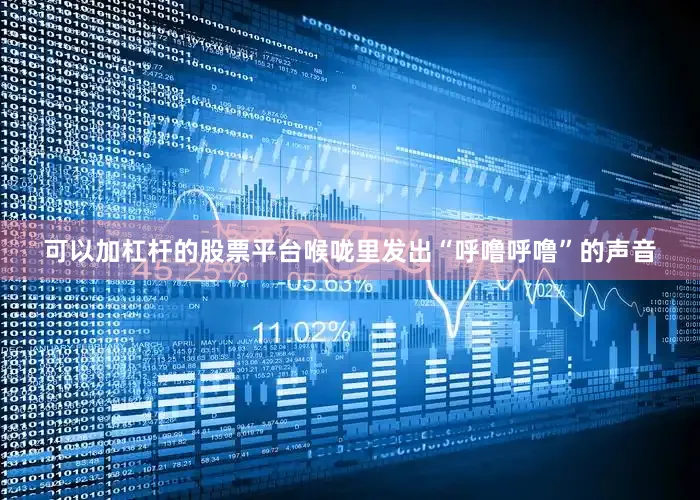 可以加杠杆的股票平台喉咙里发出“呼噜呼噜”的声音