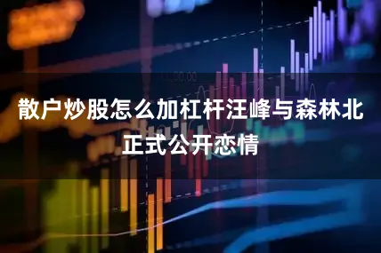 散户炒股怎么加杠杆汪峰与森林北正式公开恋情